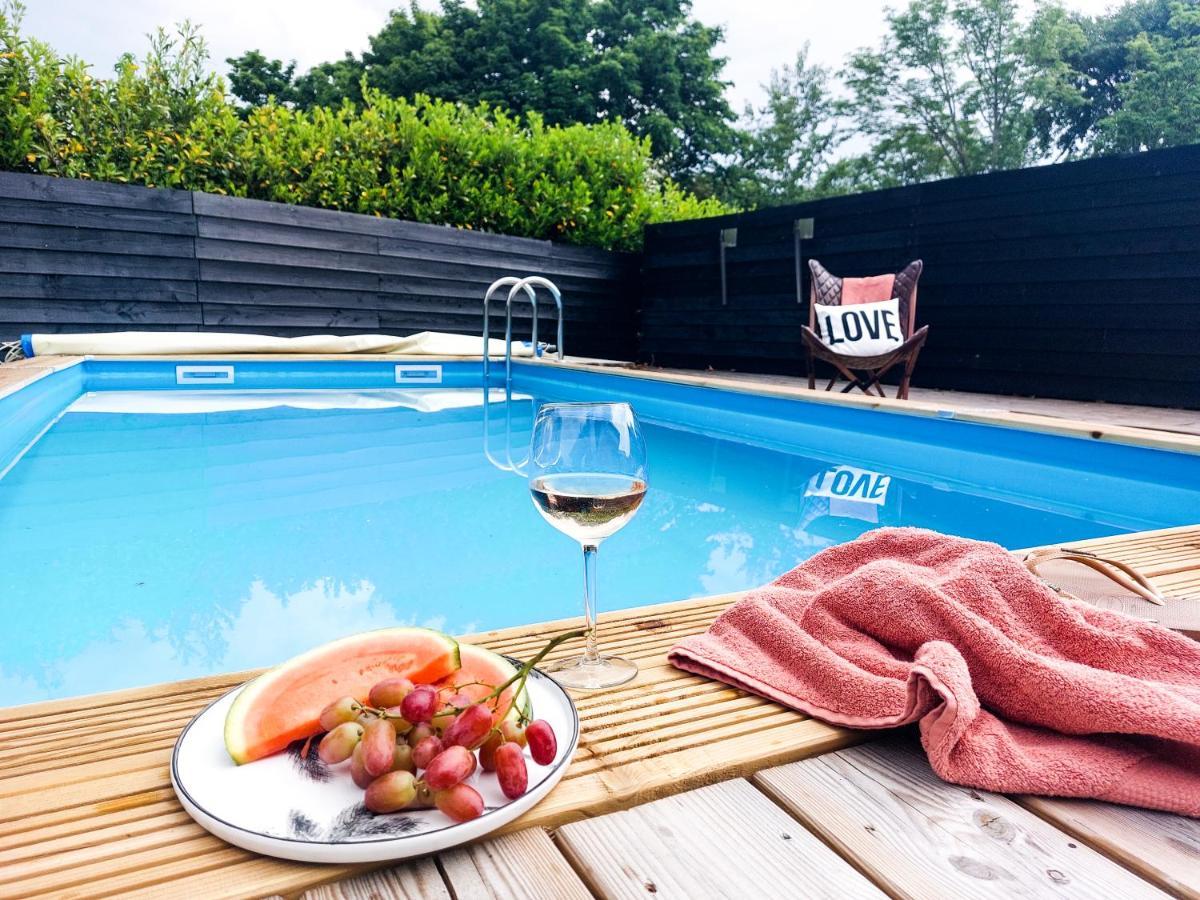 Luxe Vakantiehuis Nova Met Zwembad Ouddorp Ngoại thất bức ảnh