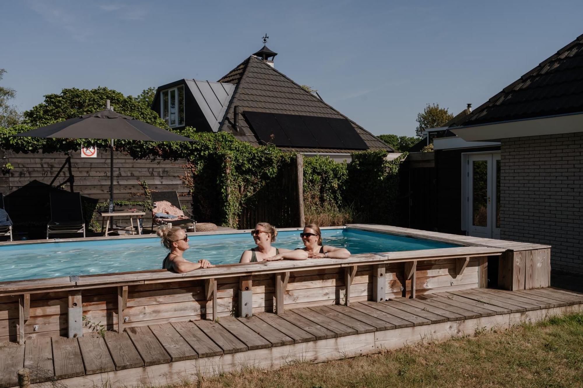Luxe Vakantiehuis Nova Met Zwembad Ouddorp Ngoại thất bức ảnh